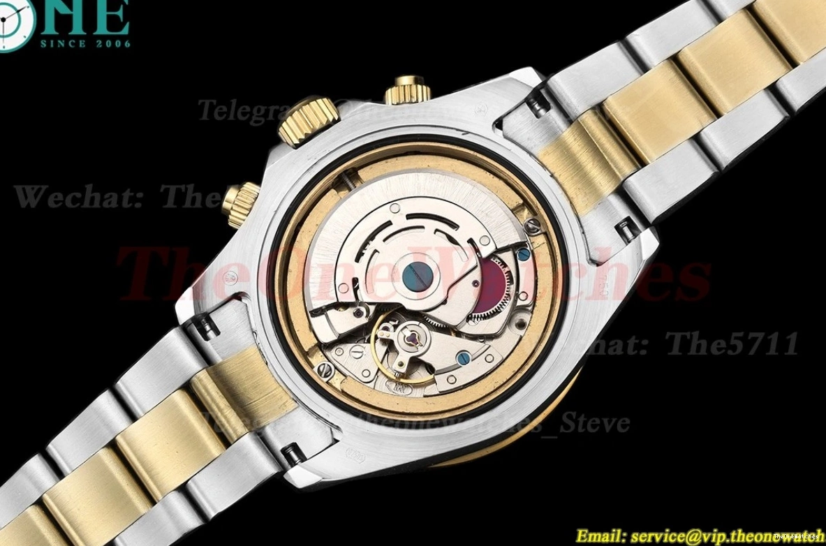 Dial SS GDF YG 40mm Daytona Black A3836 0403